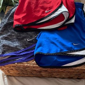 Nike tempo shorts bundle, size small